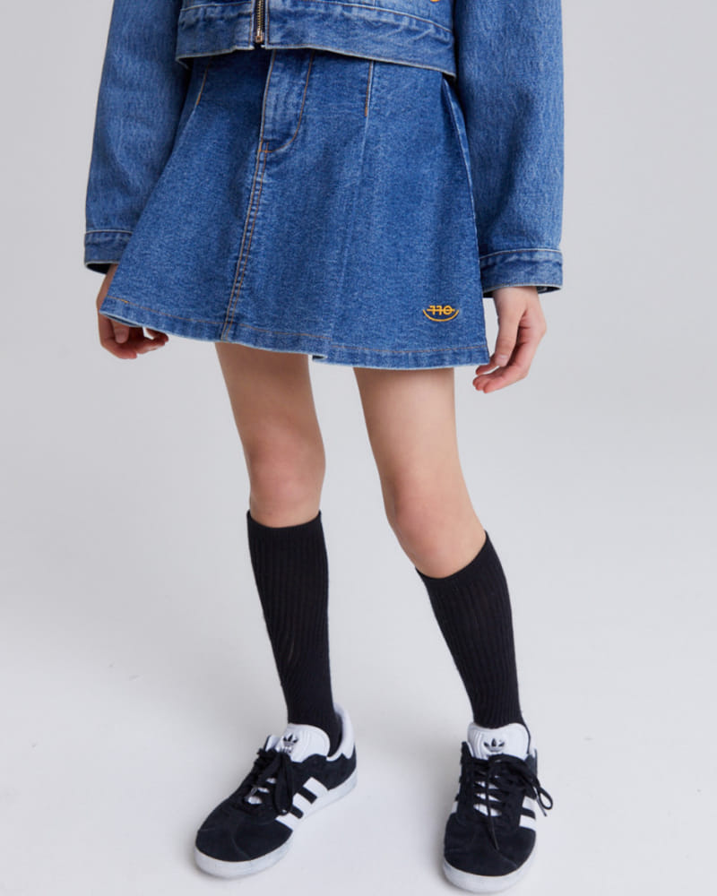 Kokoyarn - Korean Children Fashion - #prettylittlegirls - Olson Denim Skirt - 6