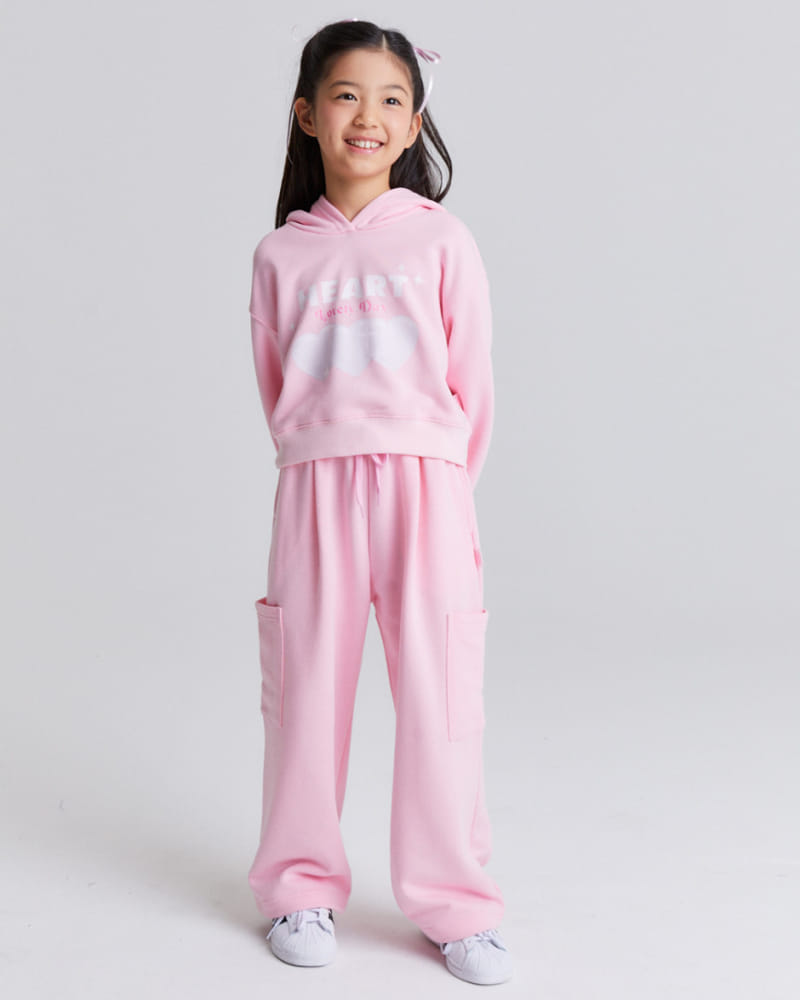 Kokoyarn - Korean Children Fashion - #prettylittlegirls - Heart Glam Hoody Tee - 10