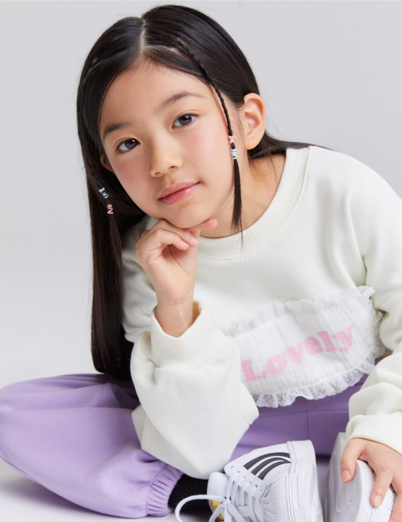 Kokoyarn - Korean Children Fashion - #prettylittlegirls - Lovely Lace Sweatshirt - 6