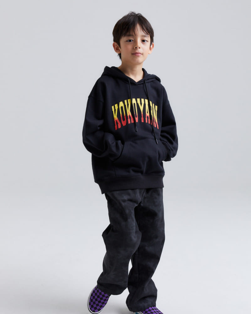 Kokoyarn - Korean Children Fashion - #stylishchildhood - Label Hoody Sweat - 2
