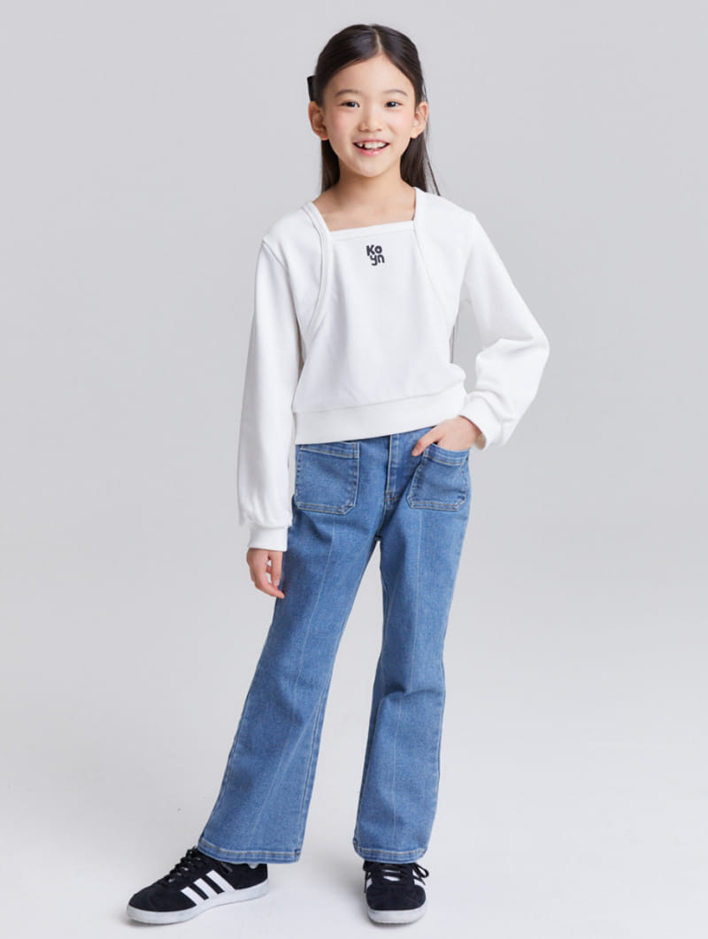 Kokoyarn - Korean Children Fashion - #todddlerfashion - Olson Denim Boots Cut Pants - 5