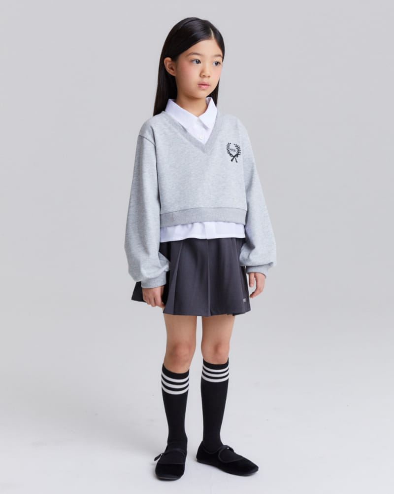 Kokoyarn - Korean Children Fashion - #prettylittlegirls - School Shirt Sweat - 4