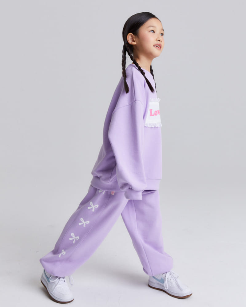 Kokoyarn - Korean Children Fashion - #todddlerfashion - Ribbon Jogger Pants