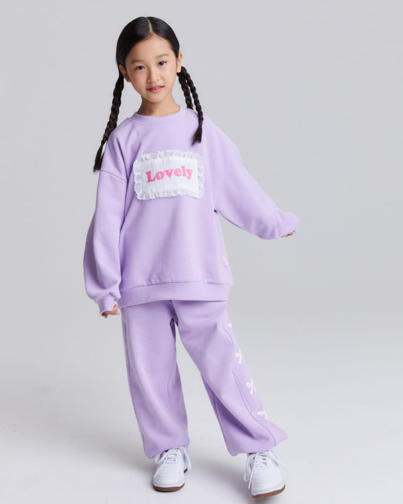 Kokoyarn - Korean Children Fashion - #toddlerclothing - Ribbon Jogger Pants - 2