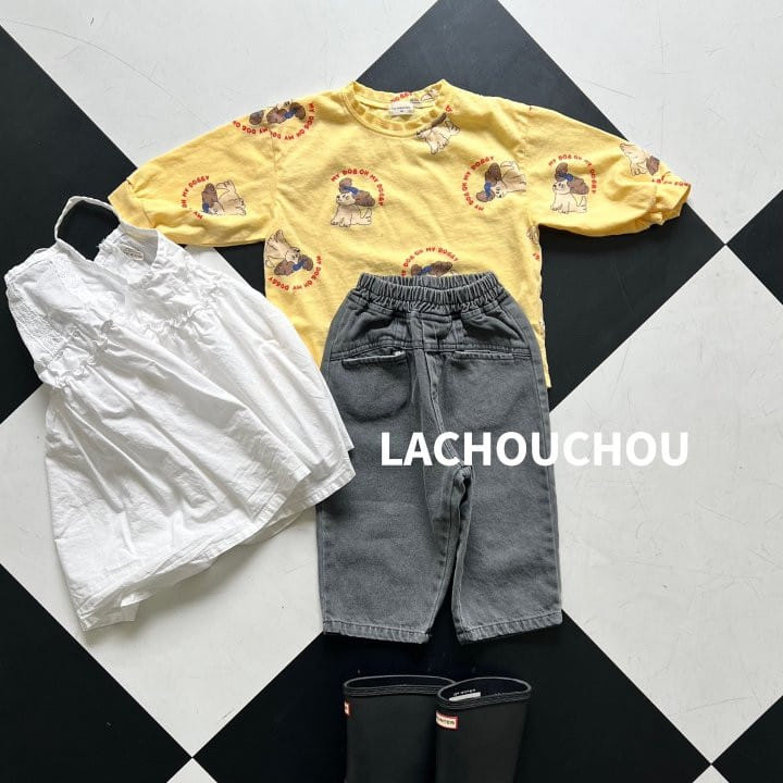 La Chouchou - Korean Children Fashion - #Kfashion4kids - Din Din Denim Pants - 5