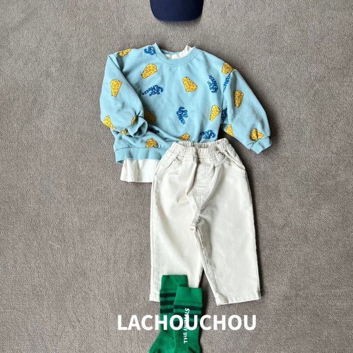 La Chouchou - Korean Children Fashion - #minifashionista - Cheese Sweatshirt - 2