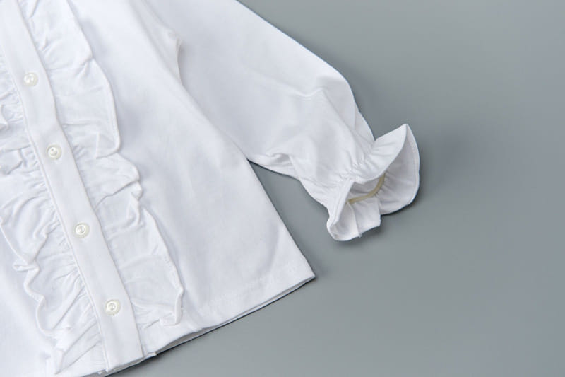 Lamp - Korean Children Fashion - #minifashionista - Open Collar Blouse - 3