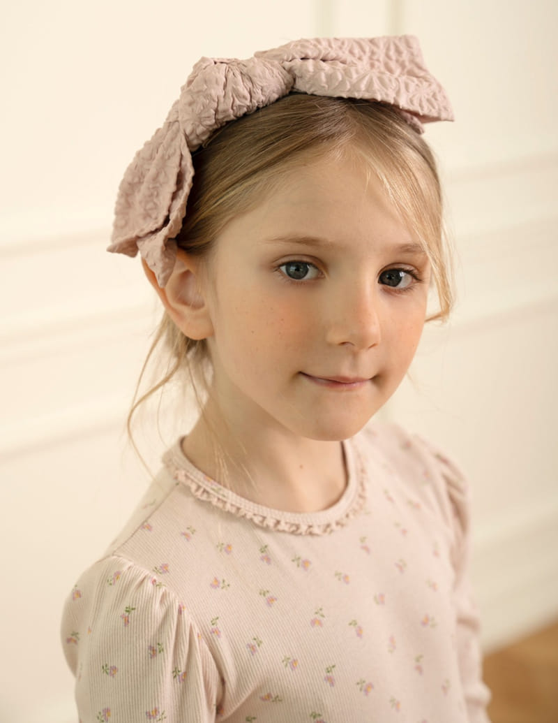 Le Bev - Korean Children Fashion - #kidzfashiontrend - Floral Lace Tee - 4