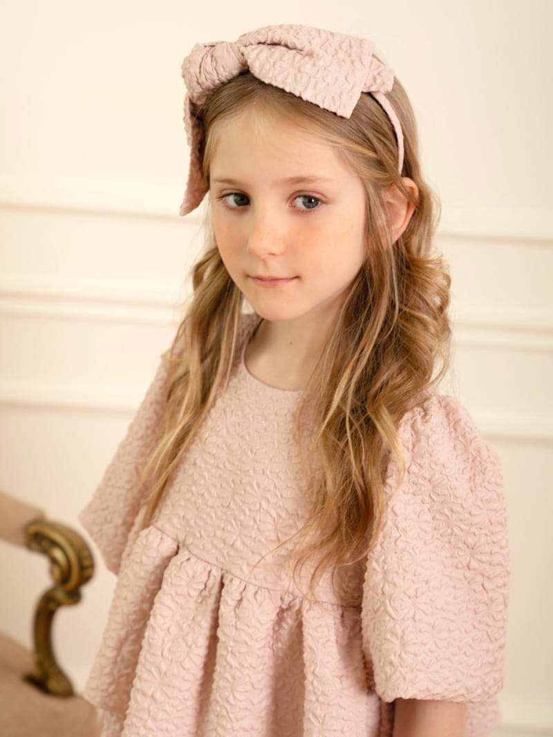 Le Bev - Korean Children Fashion - #childofig - Meli Jacquard One-Piece - 5