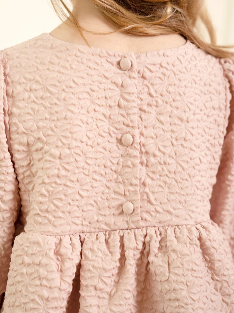 Le Bev - Korean Children Fashion - #childofig - Meli Jacquard One-Piece - 6