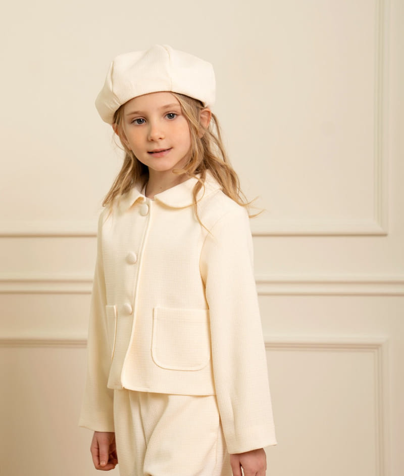 Le Bev - Korean Children Fashion - #childofig - Adeline Tweed Beret - 3