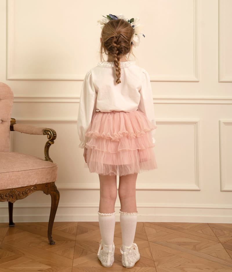 Le Bev - Korean Children Fashion - #kidsstore - Pleated Can Can Skirt - 8