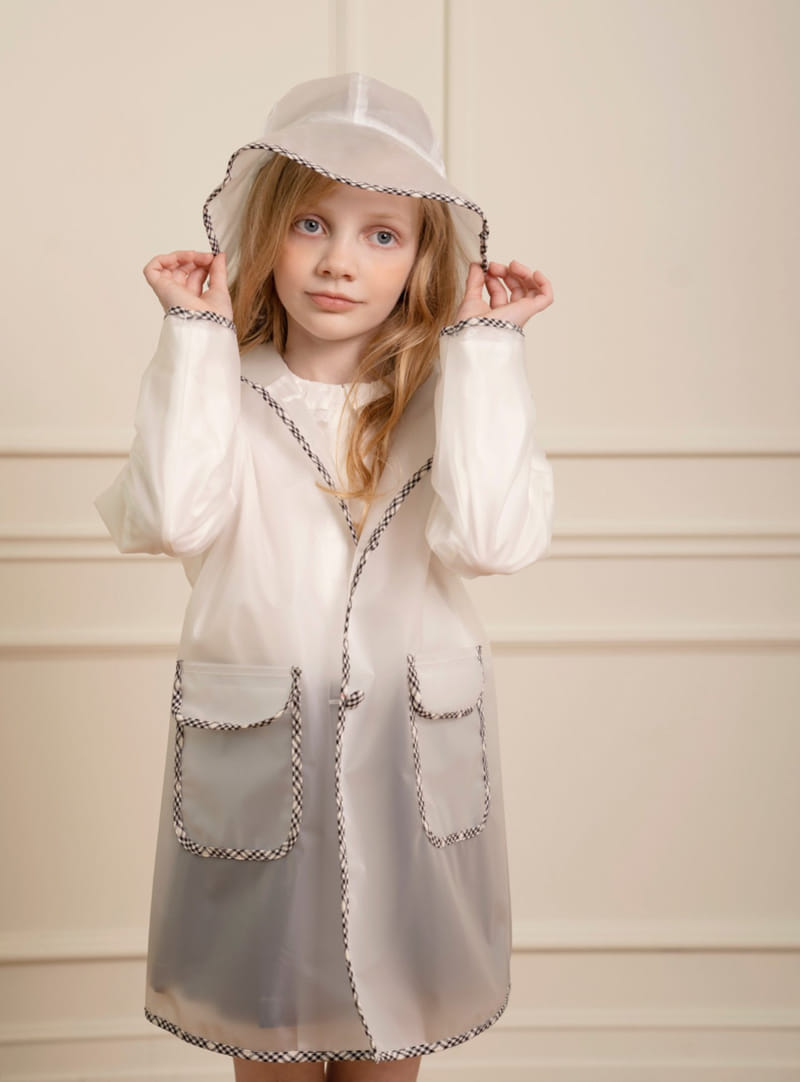 Le Bev - Korean Children Fashion - #prettylittlegirls - Clare Rain Coat - 3