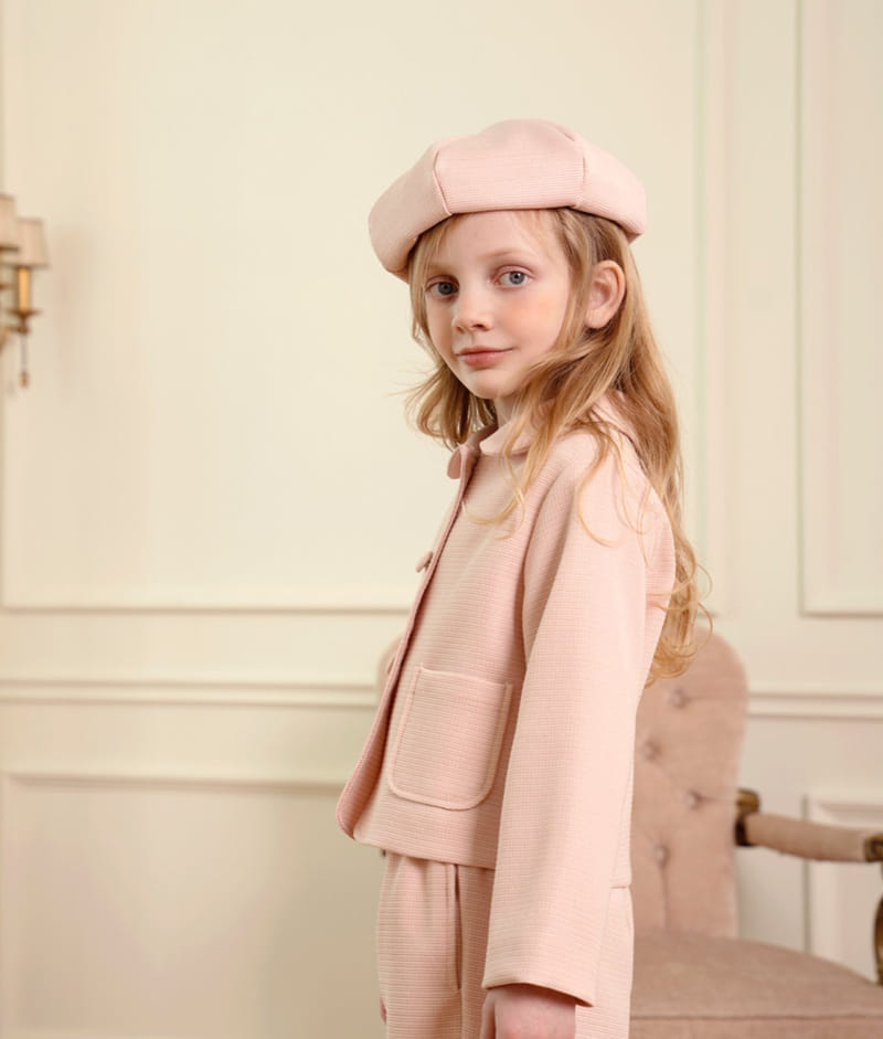 Le Bev - Korean Children Fashion - #stylishchildhood - Adeline Tweed Beret - 2