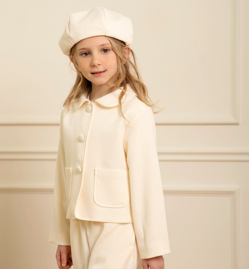 Le Bev - Korean Children Fashion - #todddlerfashion - Adeline Tweed Jacket - 3