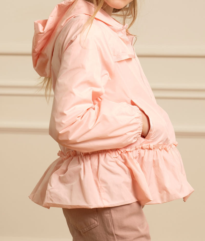 Le Bev - Korean Children Fashion - #toddlerclothing - Frill Windbreak Jacket - 3