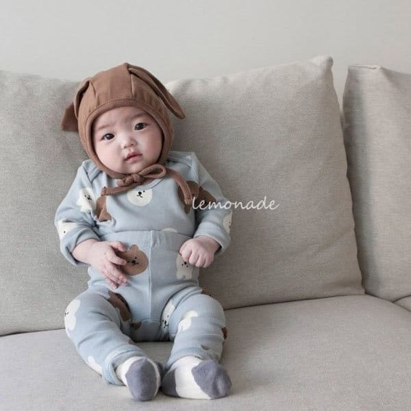 Lemonade - Korean Baby Fashion - #babyboutiqueclothing - Hopping Body Suit Top Bottom Set