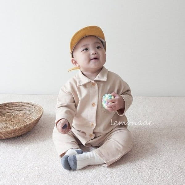 Lemonade - Korean Baby Fashion - #babyfever - Muzi Collar Body Suit