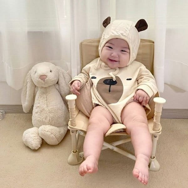 Lemonade - Korean Baby Fashion - #babyoutfit - Bear Body Suit Set
