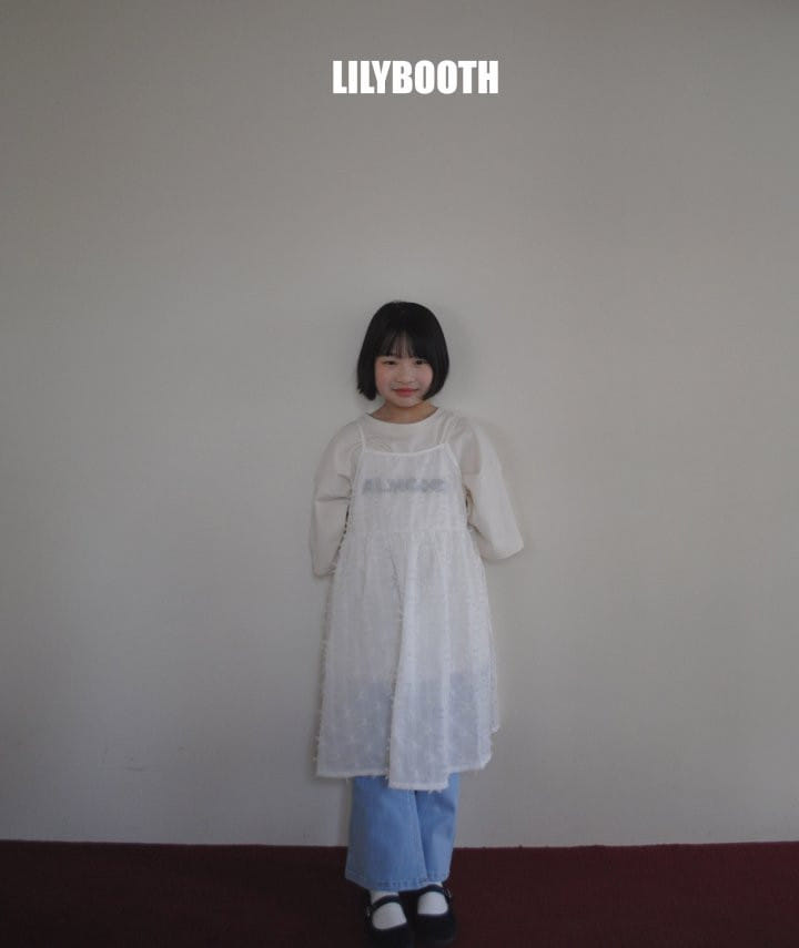 Lilybooth - Korean Children Fashion - #fashionkids - Ribbon One-Piece - 4