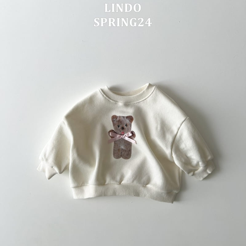 Lindo - Korean Children Fashion - #Kfashion4kids - Merong Ribbon Sweatshirt - 3