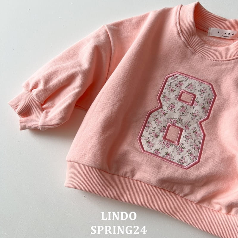 Lindo - Korean Children Fashion - #childofig - Eight Flower Embroidery Sweatshirt - 5