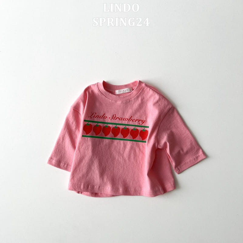 Lindo - Korean Children Fashion - #childofig - Strawberry Tee - 2