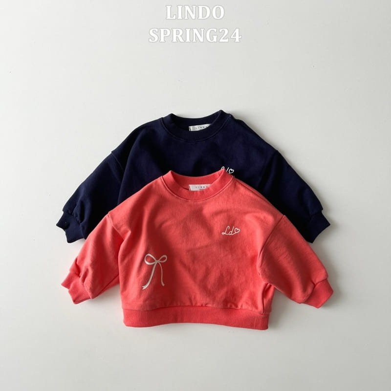 Lindo - Korean Children Fashion - #childrensboutique - Ld Ribbon Crop Sweatshirt