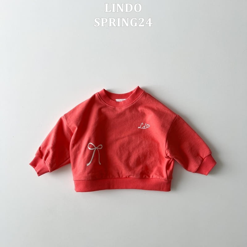 Lindo - Korean Children Fashion - #designkidswear - Ld Ribbon Crop Sweatshirt - 2