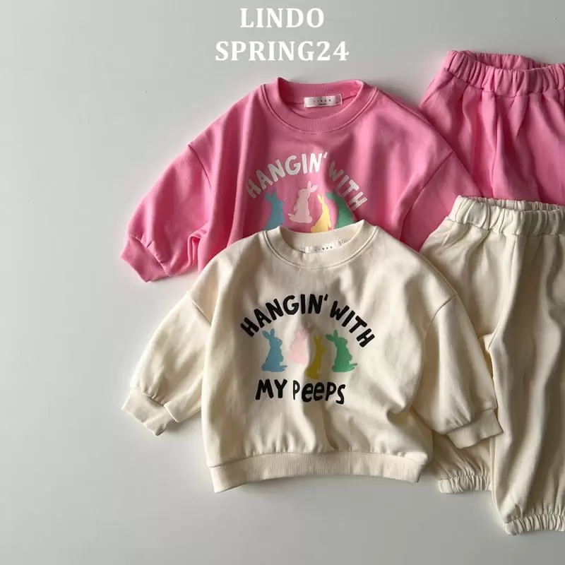 Lindo - Korean Children Fashion - #childrensboutique - My Rabbit Top Bottom Set - 4
