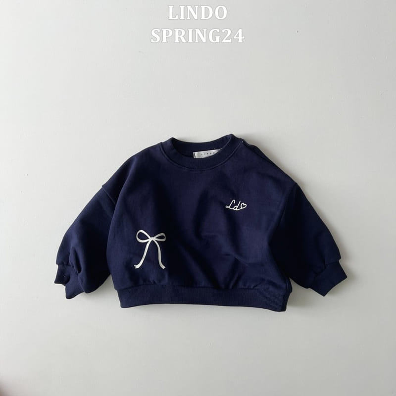 Lindo - Korean Children Fashion - #discoveringself - Ld Ribbon Crop Sweatshirt - 3