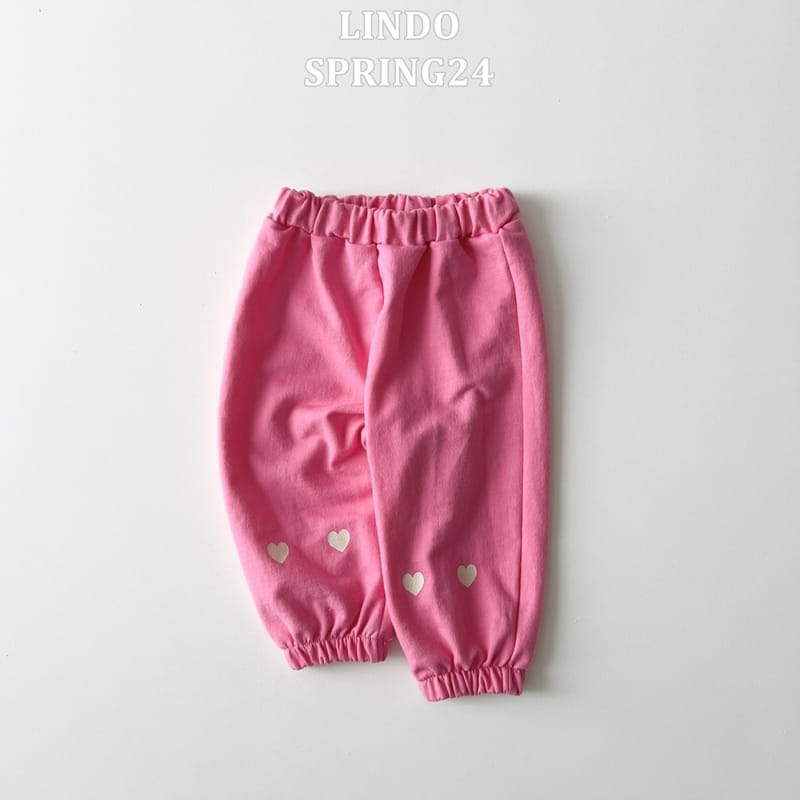 Lindo - Korean Children Fashion - #discoveringself - Love Jogger Pants - 3