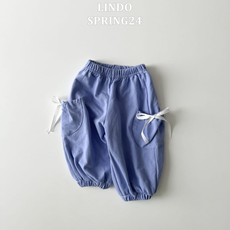 Lindo - Korean Children Fashion - #littlefashionista - Ribbon Pocket Jogger - 3