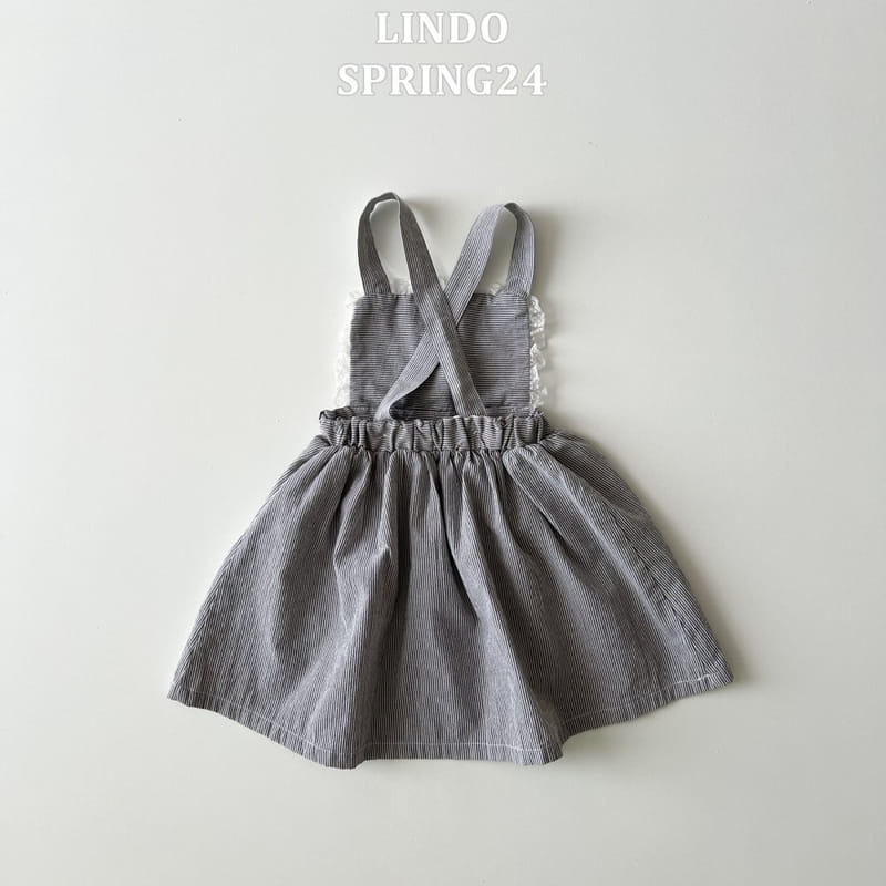 Lindo - Korean Children Fashion - #prettylittlegirls - Girl Dungarees One-Piece - 6