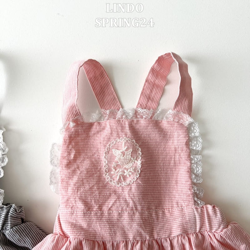 Lindo - Korean Children Fashion - #stylishchildhood - Girl Dungarees One-Piece - 9