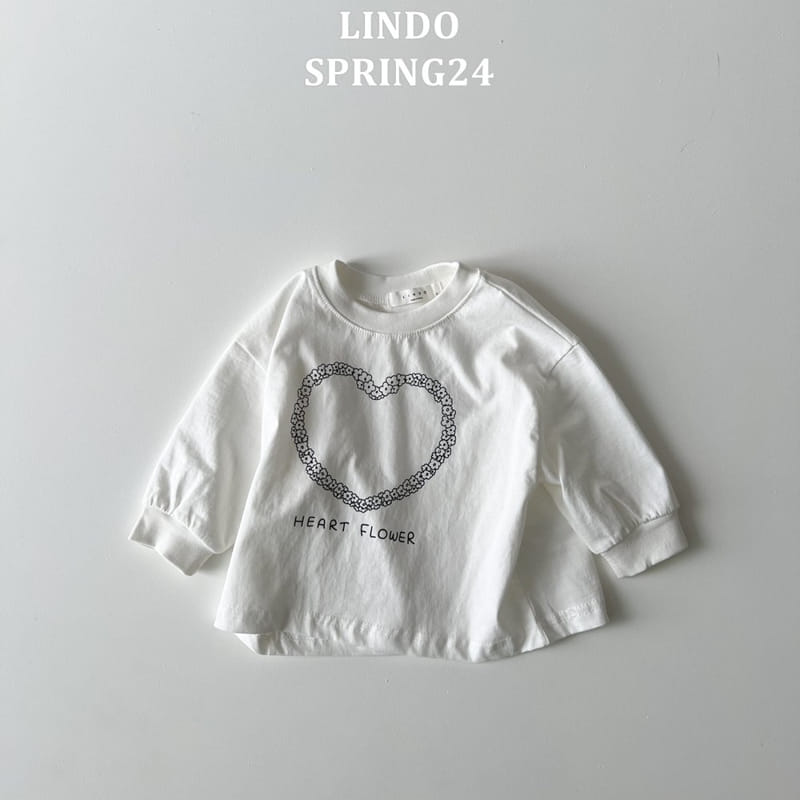 Lindo - Korean Children Fashion - #toddlerclothing - Love Flower Tee - 2