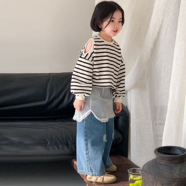 Little Rabbit - Korean Children Fashion - #todddlerfashion - Layered Lace 