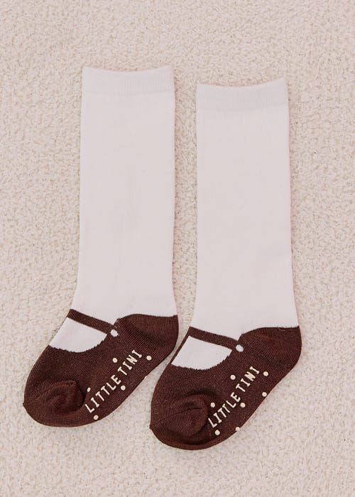 Littletini - Korean Baby Fashion - #babyfashion - Mary Janes Knee Socks
