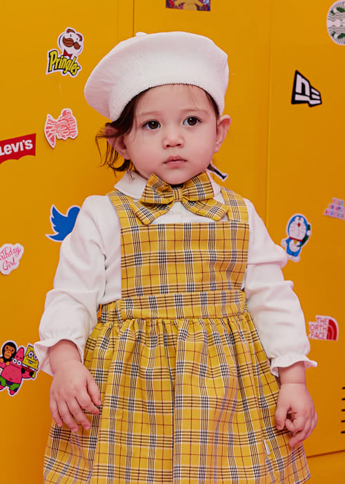 Littletini - Korean Baby Fashion - #babygirlfashion - Stan Collar Blouse