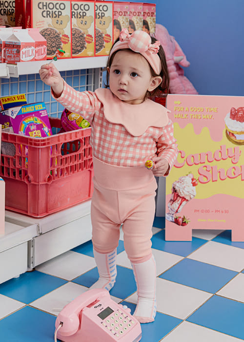 Littletini - Korean Baby Fashion - #onlinebabyshop - Candy Top Bottom Set