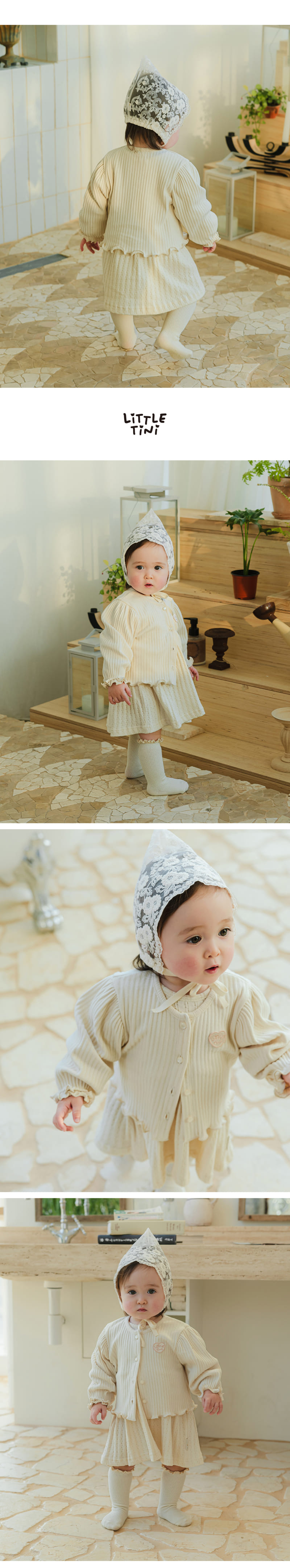 Littletini - Korean Baby Fashion - #onlinebabyshop - Mina Cardigan - 2