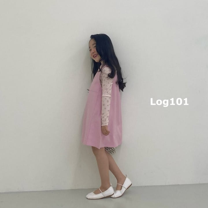 Log101 - Korean Children Fashion - #childofig - Flower Half Turtleneck Tee - 3