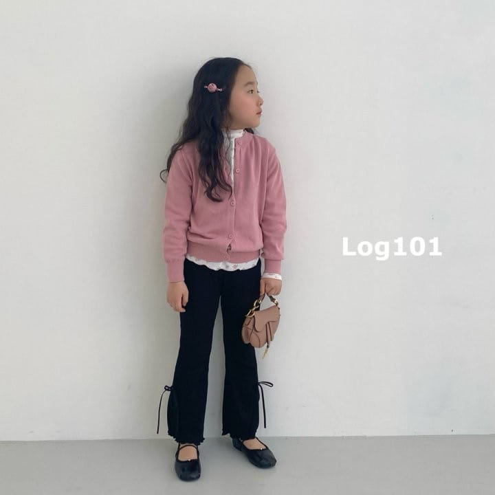 Log101 - Korean Children Fashion - #childofig - Ribbon Boots Cut Pants - 2