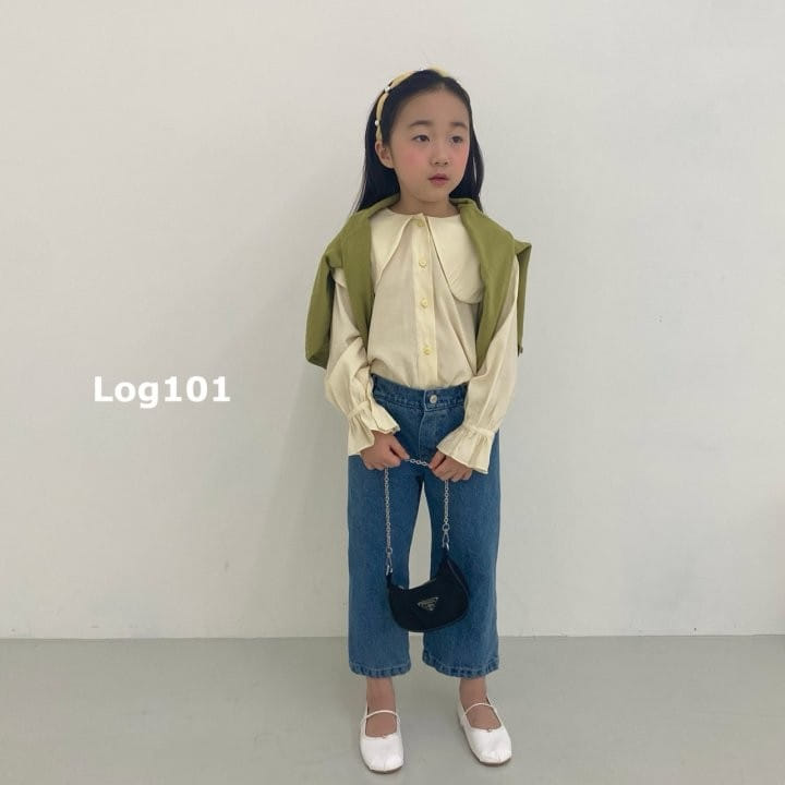 Log101 - Korean Children Fashion - #childofig - Salrang Collar Blouse