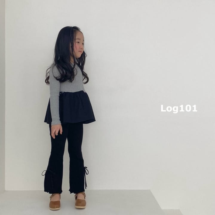Log101 - Korean Children Fashion - #discoveringself - Ribbon Color Tee - 11
