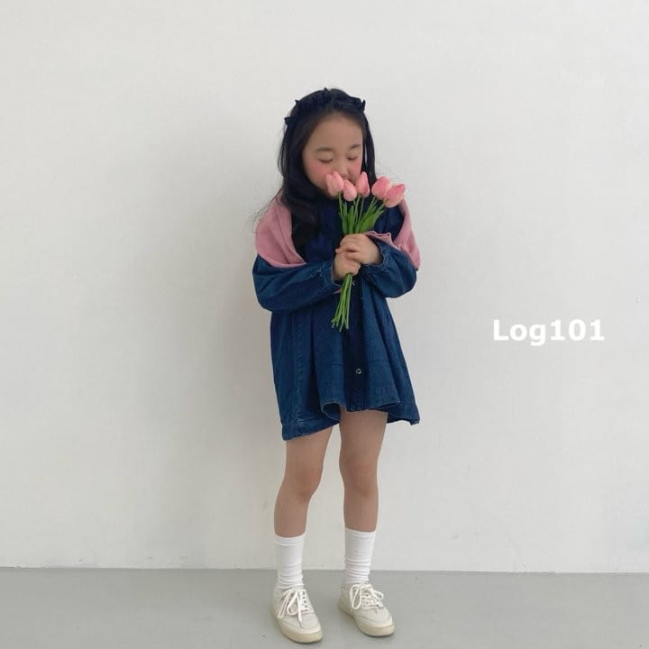 Log101 - Korean Children Fashion - #discoveringself - Cindy Denim One-Piece - 10