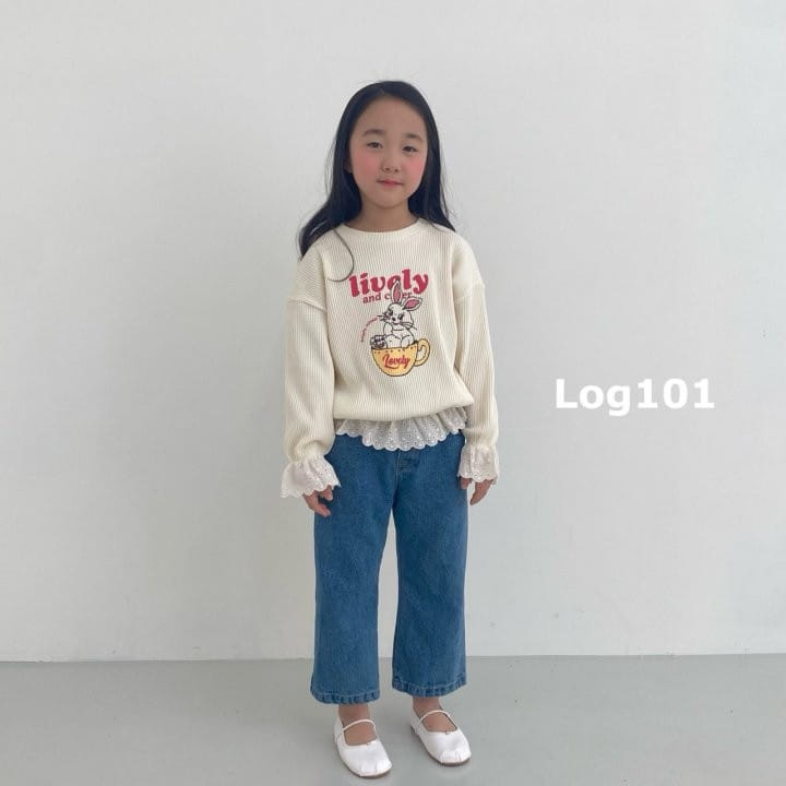 Log101 - Korean Children Fashion - #fashionkids - Any Log Denim Pants