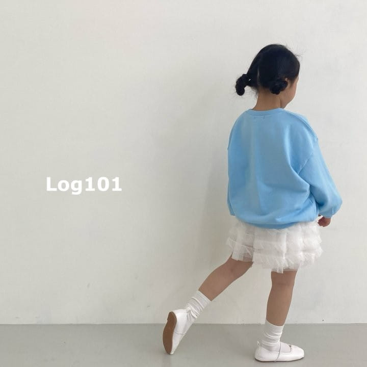 Log101 - Korean Children Fashion - #kidsshorts - Blue Waffle Sweatshirt - 5
