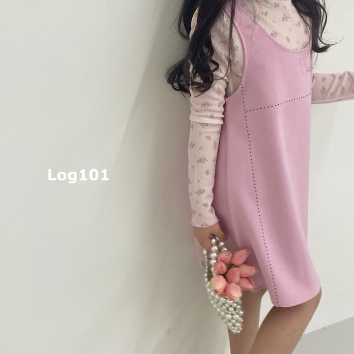 Log101 - Korean Children Fashion - #kidzfashiontrend - Flower Half Turtleneck Tee - 10