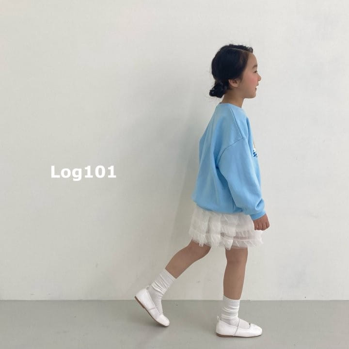 Log101 - Korean Children Fashion - #kidzfashiontrend - Blue Waffle Sweatshirt - 7